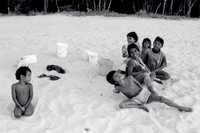 Beach Scene with Buckets