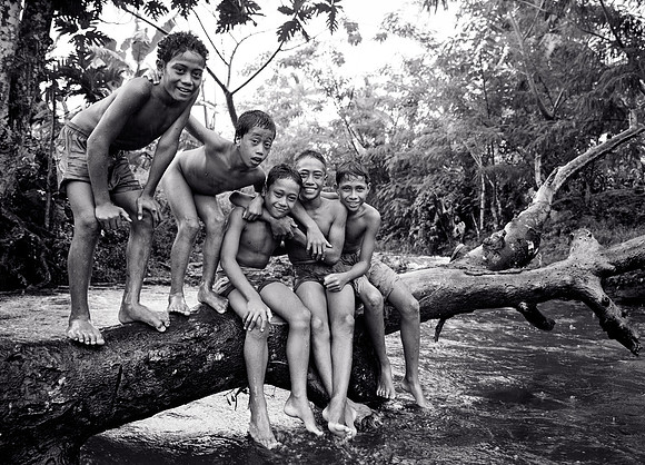 Swimming Hole in the Rain, Samoa